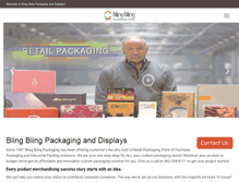 Tablet Screenshot of blingblingpackaging.com